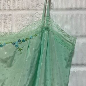 Victoria Secret Angels Light Green Slip Dress in a size medium